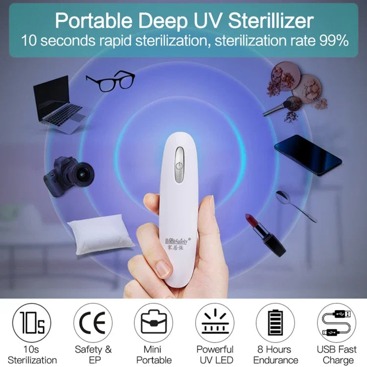 便攜式UVC LED光消毒棒燈，消毒棒燈