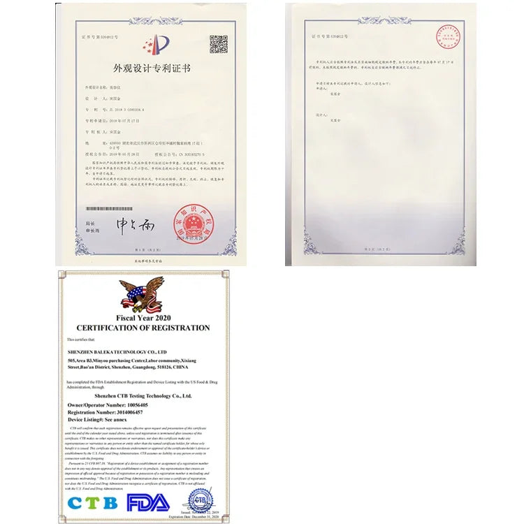 BLK-D020 離子進出口儀臉部美容按摩儀加熱振動臉部護理儀