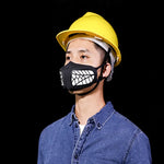 矽膠防護可重複使用PM2.5 KN95口罩可更換濾芯抗病毒防霧口罩，可重複使用PM2.5 KN95