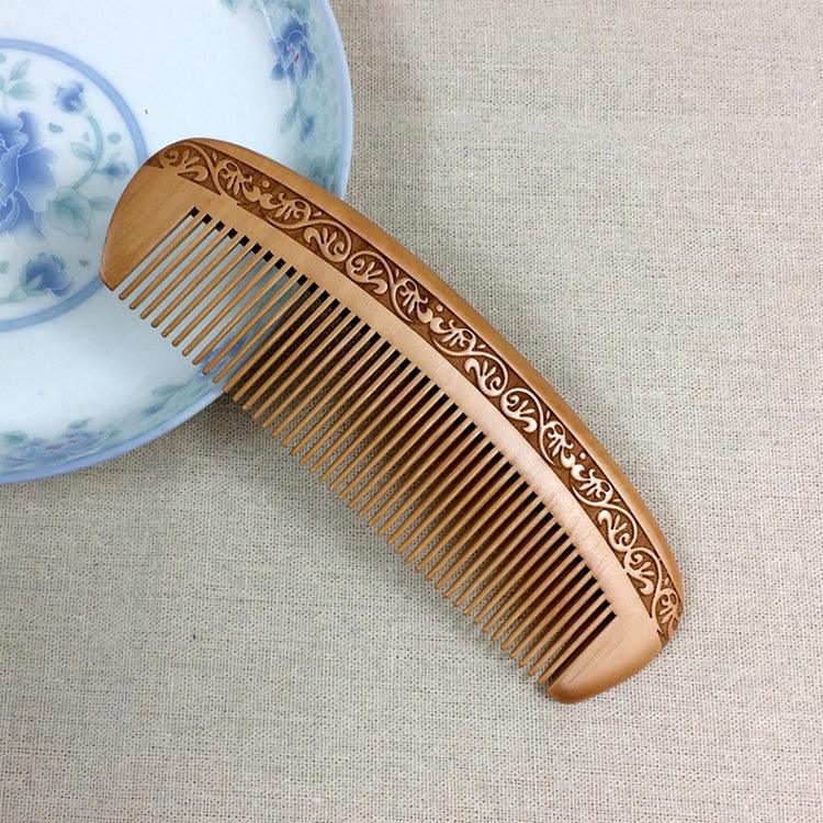 防靜電按摩木梳+禮盒，禮盒顏色隨機，3