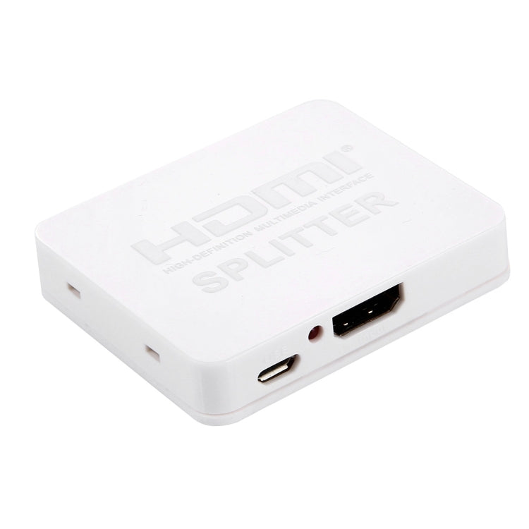4K HDMI 分配器全高清 1080p 視頻 HDMI 切換器 1x2 分配放大器雙顯示用於 HDTV DVD PS3 Xbox，4K HDMI（黑色），4K HDMI（白色）