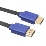 1.8m HDMI 1.4 (1080P) 鍍金接頭 HDMI 公對公可伸縮扁平線，長度：1.8m
