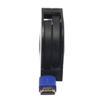 1.8m HDMI 1.4 (1080P) 鍍金接頭 HDMI 公對公可伸縮扁平線，長度：1.8m
