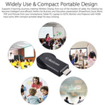 MiraScreen WiFi 顯示接收器 / Miracast Airplay DLNA 顯示接收器 無線鏡像螢幕裝置，附 2 合 1 USB 線