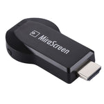 MiraScreen WiFi 顯示接收器 / Miracast Airplay DLNA 顯示接收器 無線鏡像螢幕裝置，附 2 合 1 USB 線