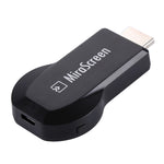 MiraScreen WiFi 顯示接收器 / Miracast Airplay DLNA 顯示接收器 無線鏡像螢幕裝置，附 2 合 1 USB 線
