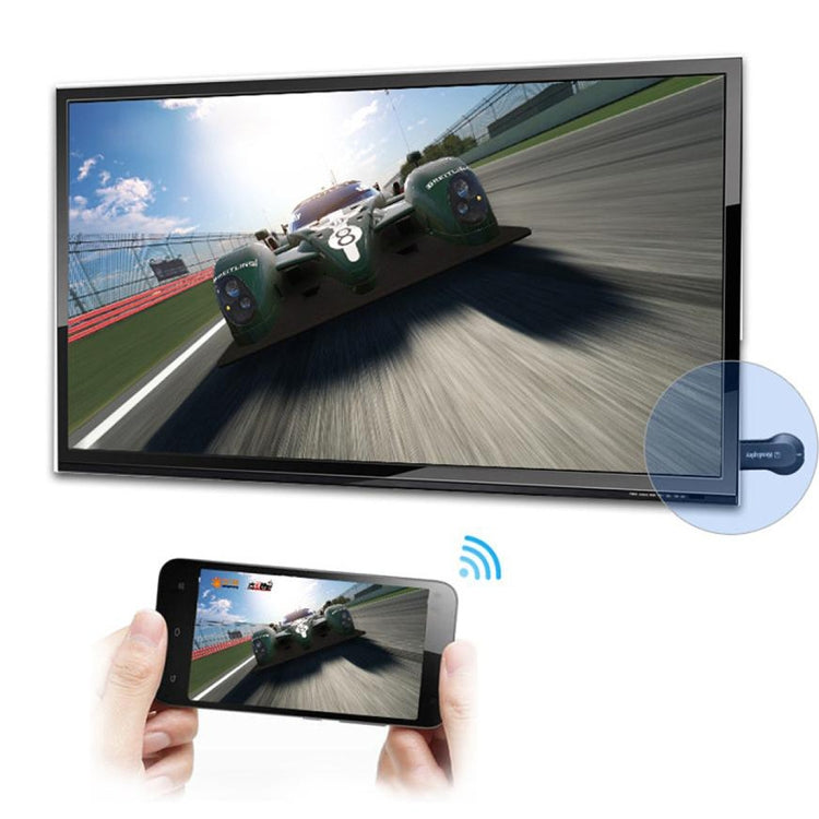 MiraScreen WiFi 顯示接收器 / Miracast Airplay DLNA 顯示接收器 無線鏡像螢幕裝置，附 2 合 1 USB 線