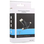 D63A DisplayPort + Mini DP + USB-C / Type-C 公對 HDMI 母 3 合 1 轉接器，D63A