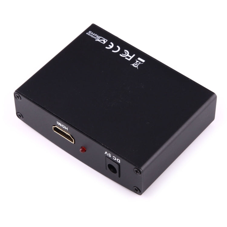 1080P 高清 HDMI 轉 YPbPr 視頻及左右聲道音頻轉換器，HDMI 轉 YPbPr+左右聲道