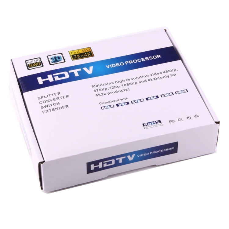 1080P 高清 HDMI 轉 YPbPr 視頻及左右聲道音頻轉換器，HDMI 轉 YPbPr+左右聲道