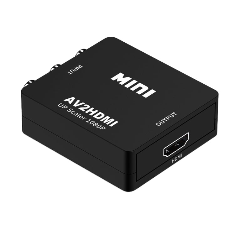 HOWEI HW-2105 迷你 AV CVBS/L+R 音頻轉 HDMI 轉換器適配器，支持 1080P 縮放，HW-2105 AV 轉 HDMI