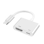 8 針轉 HDMI HDTV 投影機視頻轉接線，適用 iPhone 8 針