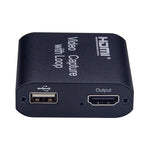 USB 2.0 轉 HDMI 4K 高清視頻擷取帶環路
