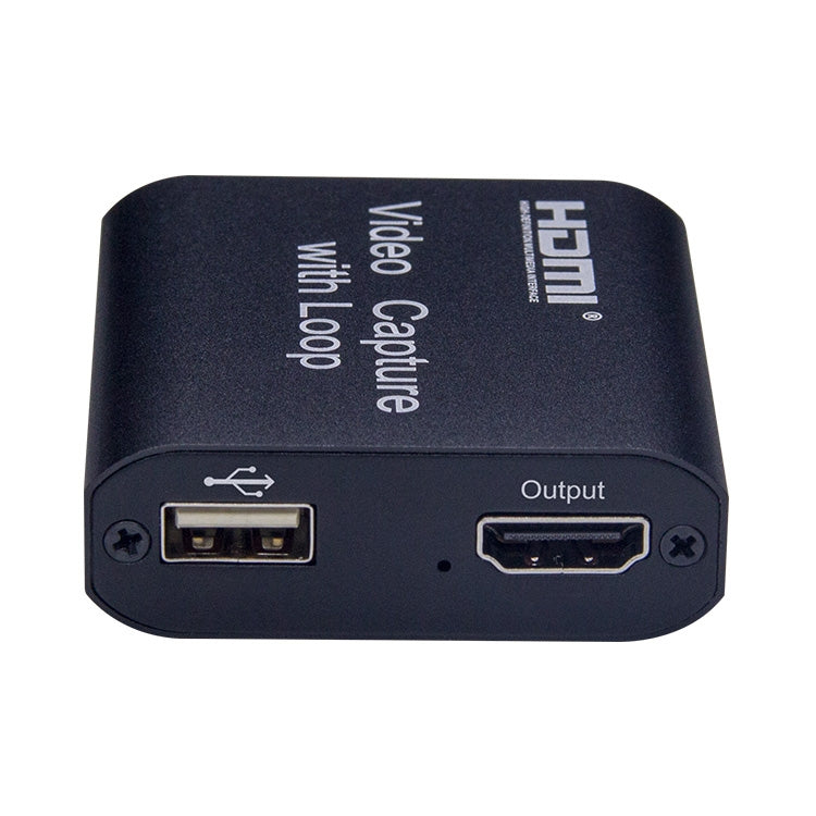 USB 2.0 轉 HDMI 4K 高清視頻擷取帶環路