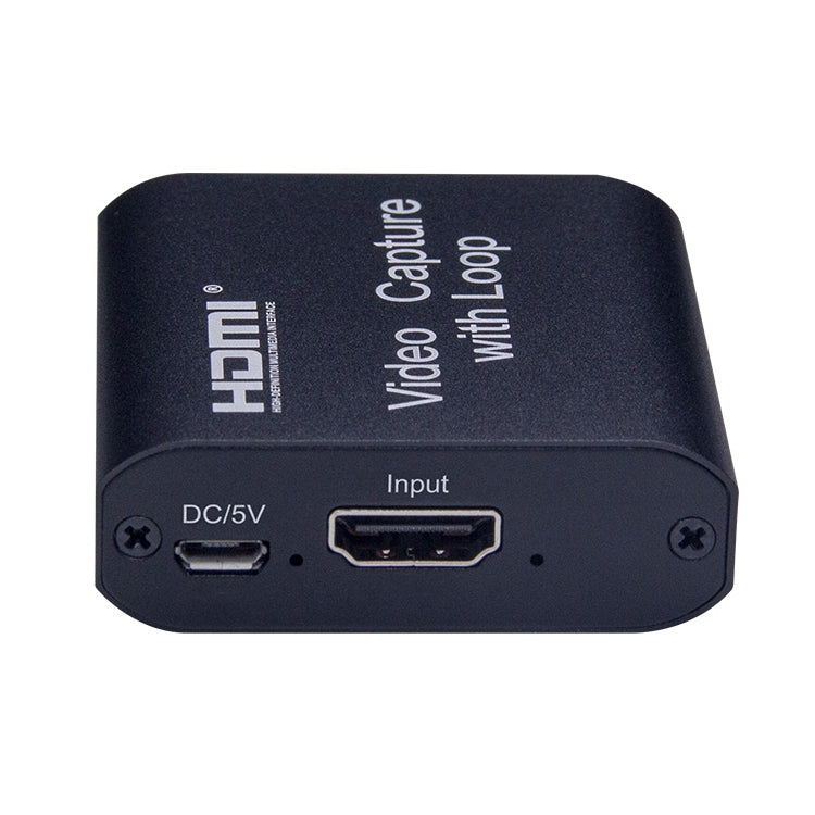 USB 2.0 轉 HDMI 4K 高清視頻擷取帶環路