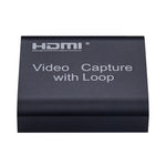 USB 2.0 轉 HDMI 4K 高清視頻擷取帶環路