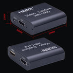 USB 2.0 轉 HDMI 4K 高清視頻擷取帶環路