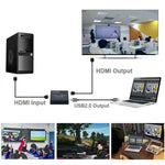 USB 2.0 轉 HDMI 4K 高清視頻擷取帶環路