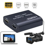 USB 2.0 轉 HDMI 4K 高清視頻擷取帶環路