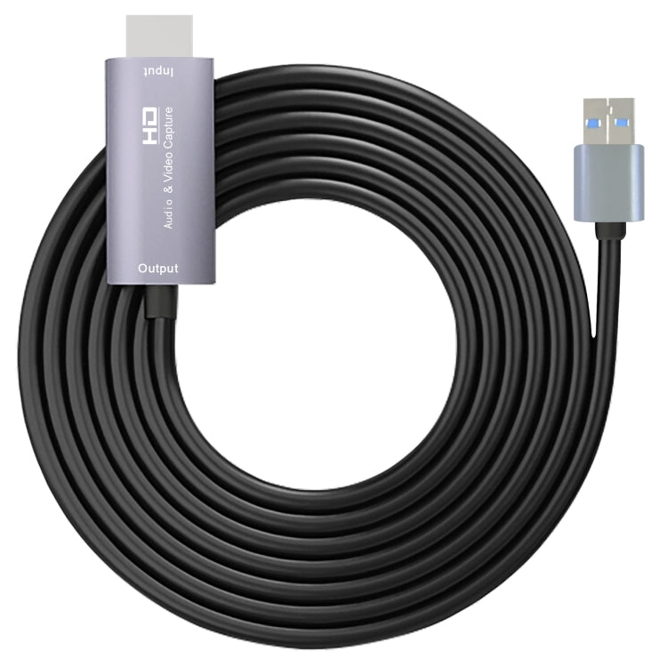 Z36 HDMI 公頭轉 USB 公頭高清視頻擷取卡，線長：2m，HDMI 轉 USB