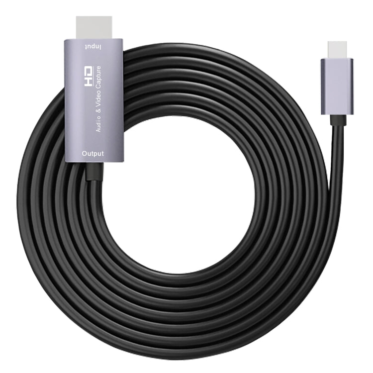 Z36A HDMI公頭轉USB-C / Type-C公頭高清視頻擷取卡，線長2米，HDMI轉Type-C