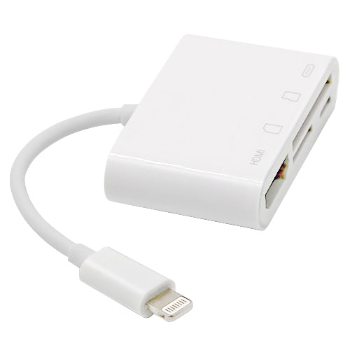 NK-103C 4 合 1 8 針轉 HDMI 多功能手機轉換器適配器，NK-103C