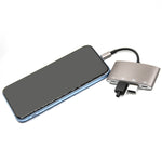 1040KEY 8 針轉 USB + Type-C / USB-C + OTG 多功能轉換器適配器，1040KEY