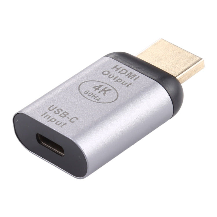 Type-C / USB-C 母轉 HDMI 公鋁合金轉接器，Type-C 母轉 HDMI 公