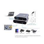 Z37 HDMI 母頭 + 麥克風 轉 HDMI 母頭 + 音頻 + USB 高清視頻音頻擷取卡帶環路，Z37