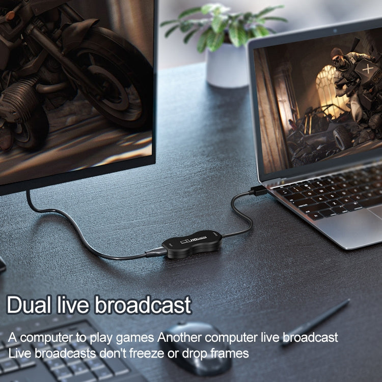 USB 2.0 轉 HDMI 高清遊戲直播錄製監控擷取器