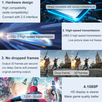 USB 2.0 轉 HDMI 高清遊戲直播錄製監控擷取器