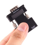 HDMI母轉VGA公轉換器帶音頻輸出適配器，適用於投影機、顯示器、電視，HDMI轉VGA+音頻