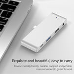 HW-TC29 4合1 Type-C / USB-C多功能擴展集線器適配器iPad Pro集線器
