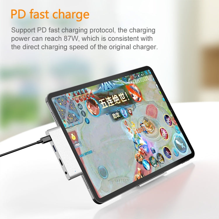 HW-TC29 4合1 Type-C / USB-C多功能擴展集線器適配器iPad Pro集線器