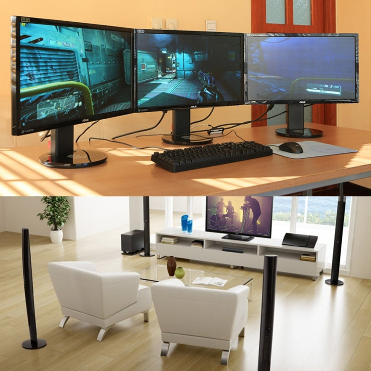 50公分HDMI母+HDMI公轉USB 2.0公連接器轉接線，HDMI母+公