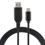 Yoga 3接口轉Type-C / USB-C公電源適配器充電線，適用於Lenovo Yoga 3，長度：約1.8米