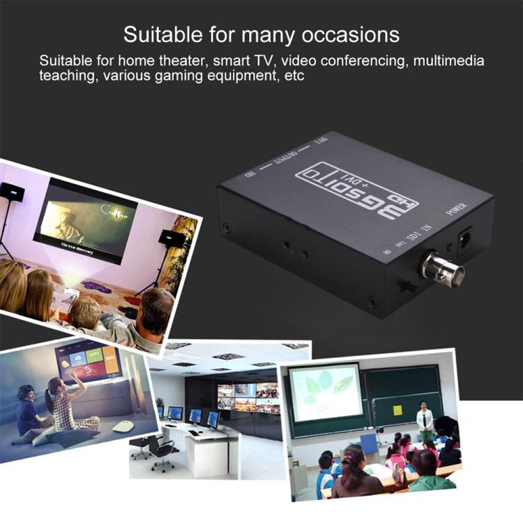 NEWKENG NK-A8 3G SDI 轉 HDMI + DVI 轉換器