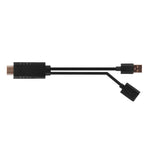 USB公頭 + USB 2.0母頭轉HDMI手機轉HDTV轉接線