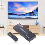 HDMI 4x2 矩陣切換器／分配器，附遙控器，支援 ARC / MHL / 4Kx2K / 3D，4 埠 HDMI 輸入，2 埠 HDMI 輸出