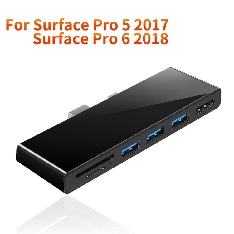ROCKETEK SK-S5H 3 埠 USB 3.0 + HDMI + SD / TF 記憶卡讀卡器集線器 4K HDMI 轉接器，SK-S5H