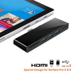 ROCKETEK SK-S5H 3 埠 USB 3.0 + HDMI + SD / TF 記憶卡讀卡器集線器 4K HDMI 轉接器，SK-S5H