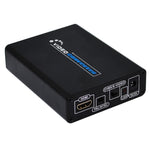 HDMI 轉複合／AV S-Video 轉換器 RCA CVBS/L/R 視訊轉換器適配器，歐規插頭，HDMI 轉 AV + S-Video