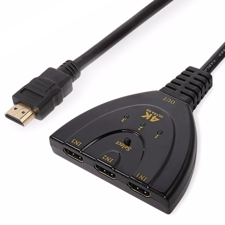 3 合 1 HDMI 輸入 4K x 2K HDTV 分接切換器 HDMI 分配器，1 進 3 出