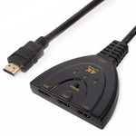 3 合 1 HDMI 輸入 4K x 2K HDTV 分接切換器 HDMI 分配器，1 進 3 出