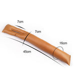 4 PCS Car Styling Accessories Seat Gap Filler Leather Pad Spacer Protective Softer Bar Slot Plug Car Gap Filler, Car Seat Gap Filler