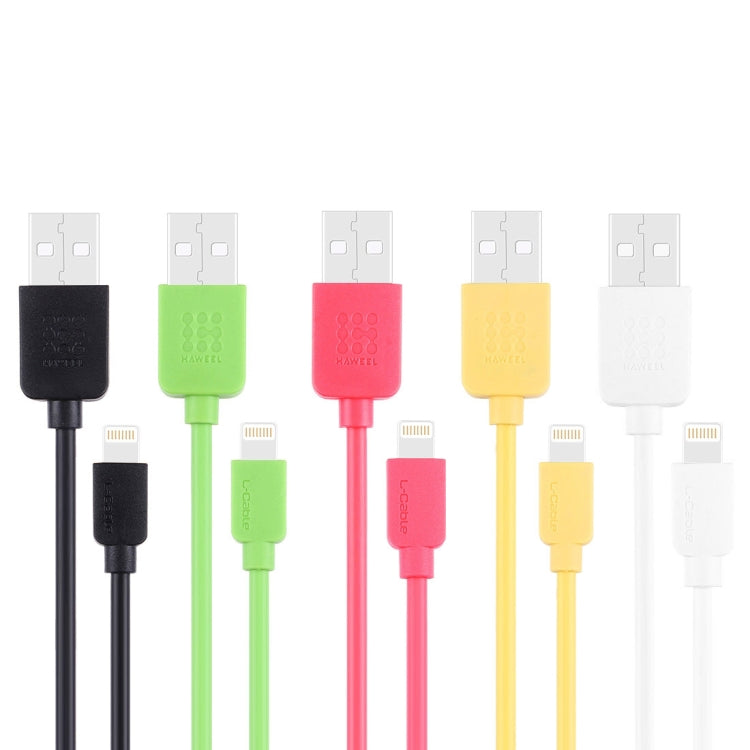 HAWEEL 1 米高速 35 芯 8 針轉 USB 同步充電線，適用 iPhone、iPad，8 針 1 米，8 針線 1 米