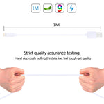 4 PCS HAWEEL 1m High Speed 8 pin to USB Sync and Charging Cable Kit for iPhone, iPad, 4pcs