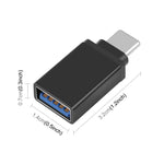 HAWEEL USB-C / Type-C 公頭轉 USB 3.0 母頭 OTG 數據傳輸轉接器
