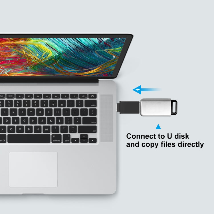 HAWEEL USB-C / Type-C 公頭轉 USB 3.0 母頭 OTG 數據傳輸轉接器