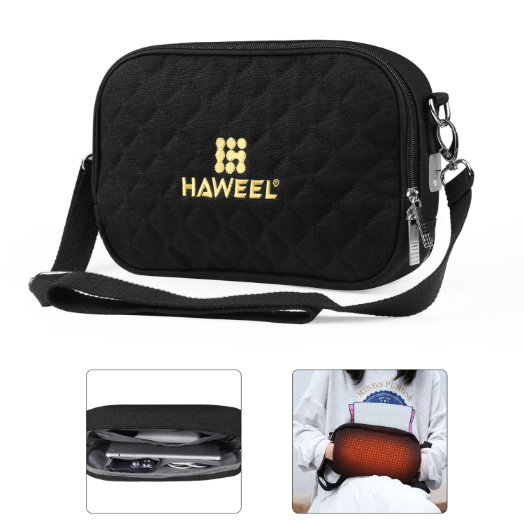HAWEEL郵差肩包數字平板電話暖手包帶暖手器收納包